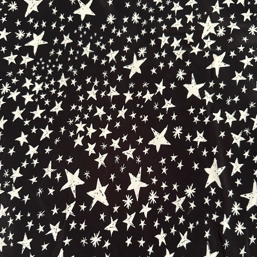NWOT Fifteen Twenty Women's Bias Cut Midi Skirt In Print Stars - Picture 11 of 11